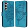 Mobigear Butterfly Samsung Galaxy Z Fold 6 Pungetui med Seddelrum - Blå