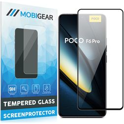 Mobigear Premium POCO F6 Pro Panssarilasi Näytönsuoja - Suojakuoren kanssa yhteensopiva