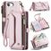 CaseMe C36 iPhone 16e Funda tipo libro Cartera - Rosa