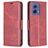 Mobigear Excellent Motorola Moto G85 Capa livro Carteira - Vermelho