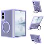 Mobigear 360 Rotating Ring Samsung Galaxy Z Fold 8 Ultra MagSafe Funda Plástico rígido Carcasa con anillo - Morado