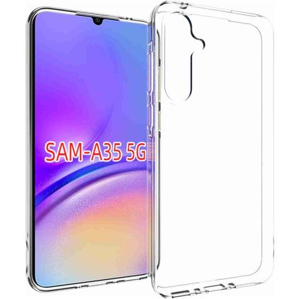 Mobigear Basics Clear Samsung Galaxy A35 Flexible TPU Back cover - Clear