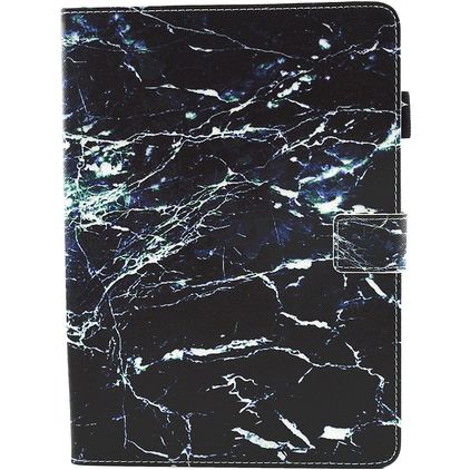 Mobigear Marble iPad 5 (2017) Etui z klapką - Czarny