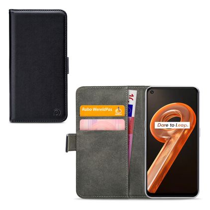 Mobilize Classic Gelly Wallet Realme 9i Funda tipo libro Cartera - Negro