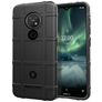 Mobigear Rugged Shield Nokia 7.2 TPU flexível Capa traseira Antichoque - Preto