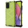 Mobigear Honeycomb Samsung Galaxy A03s Plástico rígido Capa traseira Antichoque - Verde