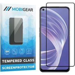 Mobigear Premium OPPO A73 5G Cristal templado Protector de pantalla - Compatible con fundas - Negro