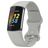 Mobigear Sport Dual Silikone Fitbit Charge 5 Urrem Stiftlukning - Grå