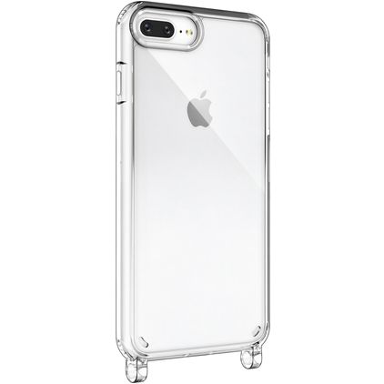 Mobigear Mix & Match Transparentní iPhone 7 Plus Flexibilní TPU Kryt se šňůrkou - Průhledná