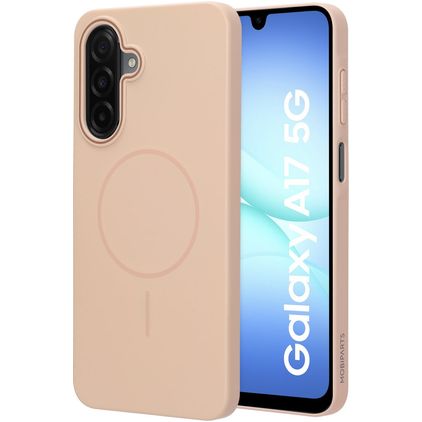 Mobiparts Slim Line Samsung Galaxy A17 MagSafe Fodral Hårdplast Skal - Dune Sand