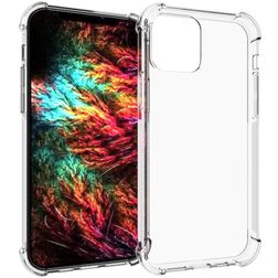Mobigear Cushion Transparente iPhone 12 Pro Max TPU flexível Capa traseira Antichoque - Transparente