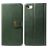 Mobigear Snap Button iPhone SE (2020) Funda tipo libro Cartera - Verde