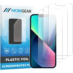 Mobigear iPhone 13 Mini Ochrona ekranu Folia - Kompatybilna z etui (3 szt.)