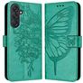 Mobigear Butterfly Samsung Galaxy M55 Wallet case - Green