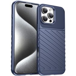 Mobigear Groove iPhone 16 Pro Max Flexibel TPU Skal - Blå