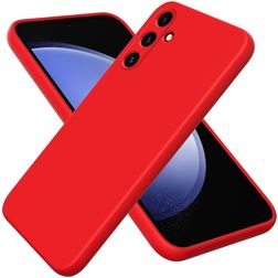 Mobigear Colors Samsung Galaxy M55 Silicona Carcasa - Rojo