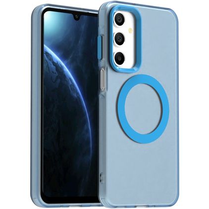 Mobigear Shockproof Samsung Galaxy A16 MagSafe Hardcase Back cover - Blu