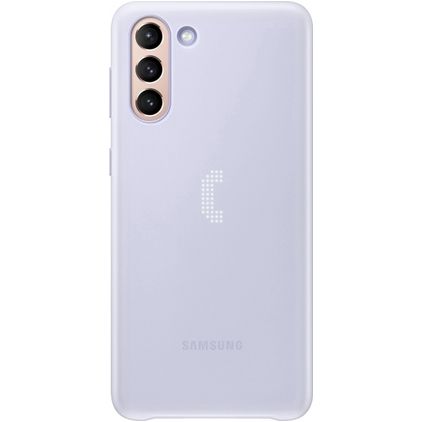 Samsung LED Cover Samsung Galaxy S21 Plus Hardcase Etui plecki - Fioletowy