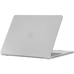 Mobigear Metallic MacBook Air 15 polegadas (2023-2026) Capa rígida para MacBook - Prateado - Modelo A2941 / A3114 / A3241 / A3448