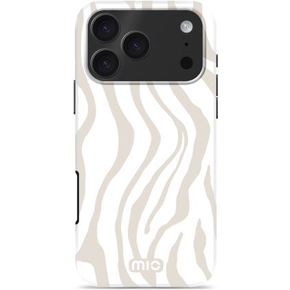 MIO iPhone 17 Pro Max MagSafe Hard Case Back cover - Sandy Zebra