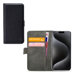 Mobilize Classic Gelly Wallet iPhone 15 Pro Capa livro Carteira - Preto
