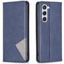 Mobigear Rhombus Slim Samsung Galaxy S24 Capa livro - Azul