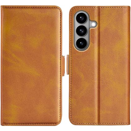 Mobigear Slim Magnet Samsung Galaxy S26 Capa livro Carteira - Conhaque