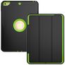 Mobigear Tri-Fold Folio iPad 6 (2018) Funda Plástico rígido / TPU Funda tipo libro - Negro / Verde