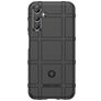 Mobigear Rugged Shield Samsung Galaxy A24 Flexibilní TPU Zadní kryt odolný proti nárazům - Černá