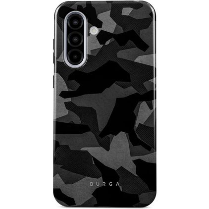 Burga Tough Samsung Galaxy A56 Hard Case Back cover Shockproof - Night Black Camo