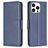 Mobigear Excellent iPhone 16 Pro Funda tipo libro Cartera - Azul