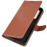 Mobigear Classic Realme X50 Funda tipo libro Cartera - Marrón