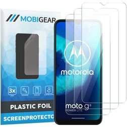 Mobigear Motorola Moto G8 Power Lite Ochrona ekranu Folia - Kompatybilna z etui (3 szt.)