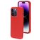 Mobiparts iPhone 14 Pro Silikon Zadní kryt - Scarlet Red