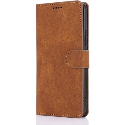 Mobigear Wallet Xiaomi 14T Funda tipo libro Cartera - Marrón