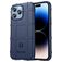 Mobigear Rugged Shield iPhone 14 Pro TPU flexível Capa traseira Antichoque - Azul