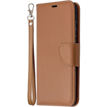 Mobigear Excellent Samsung Galaxy S20 FE Knížkové pouzdro Peněženka - Koňaková