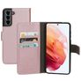 Mobiparts Saffiano Wallet Samsung Galaxy S21 Cover a libro portafoglio - Rosa