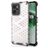 Mobigear Honeycomb Realme C35 Funda Plástico rígido Carcasa Antigolpes - Blanco