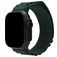 Mobilize Alpine Nailon Apple Watch Ranneke Solki - 49/46/45/44 mm - Tummanvihreä