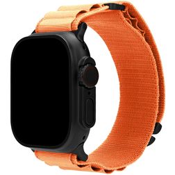 Mobilize Alpine Nylon Apple Watch Strap Buckle closure - 42/41/40/38 mm - Orange