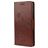 Mobigear Flowers Samsung Galaxy A33 Funda tipo libro Cartera - Marrón