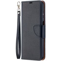 Mobigear Excellent Samsung Galaxy A12 Cover a libro portafoglio - Nero