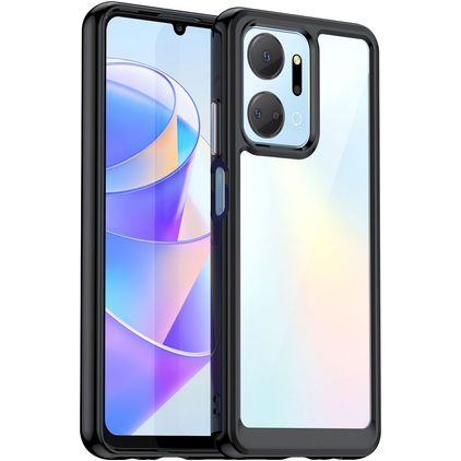 Mobigear Crystal HONOR X7A Hardcase Back cover - Nero