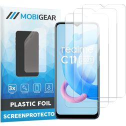 Mobigear Realme C11 (2021) Skærmbeskytter Folie - Case Friendly (3-pak)