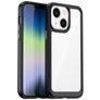 Mobigear Crystal iPhone 14 Plus Hard Case Back cover - Clear / Black