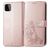 Mobigear Clover Samsung Galaxy A22 5G Wallet case - Rose Gold