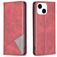 Mobigear Rhombus Slim iPhone 15 Pungetui - Rød