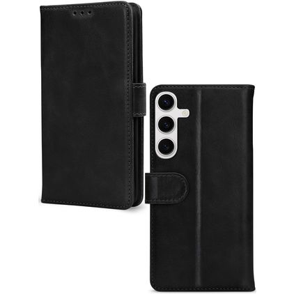 Mobilize Premium Gelly Samsung Galaxy S24 FE Plånboksfodral med sedelfack - Svart