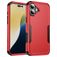 Mobigear Ultra Tough iPhone 17 Plástico rígido Capa traseira Antichoque - Vermelho